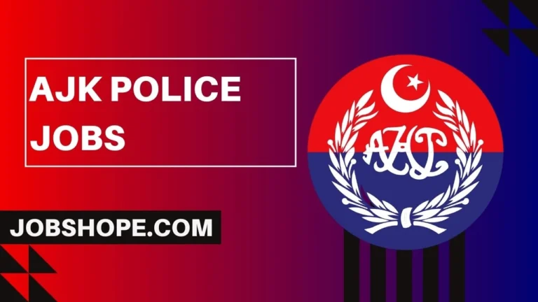 AJK Police Jobs 2024 Last Date