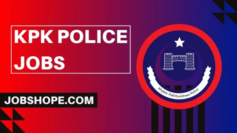 KPK Police Jobs 2024 Application Form