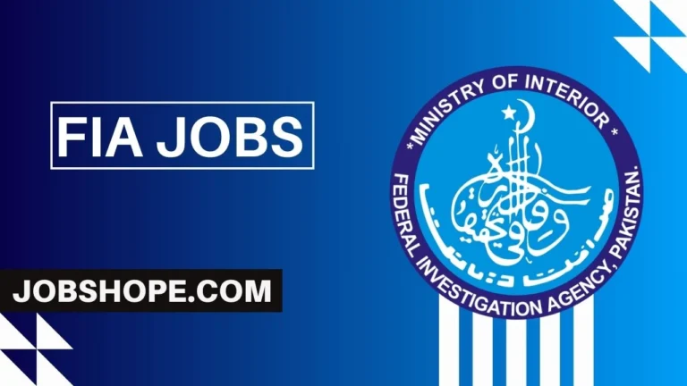 FIA Jobs 2024 Online Apply