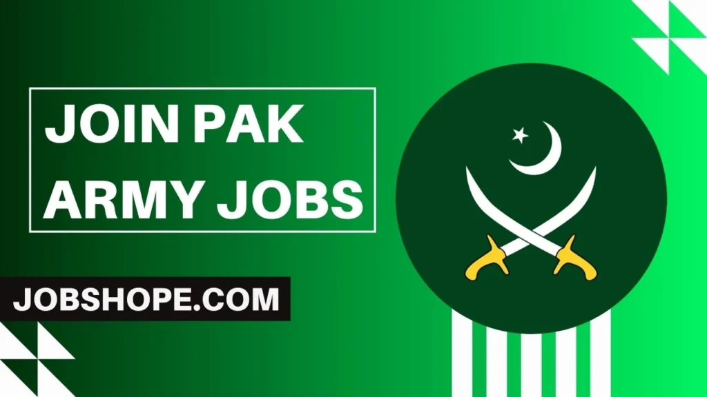 Pak Army Jobs 2024 Online Apply Date