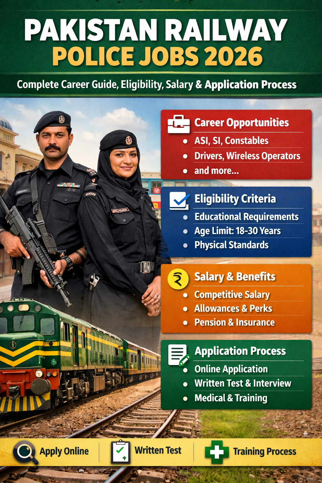 Pakistan Railway Police Jobs 2026 – Complete Career Guide, Eligibility, Salary & Application Process